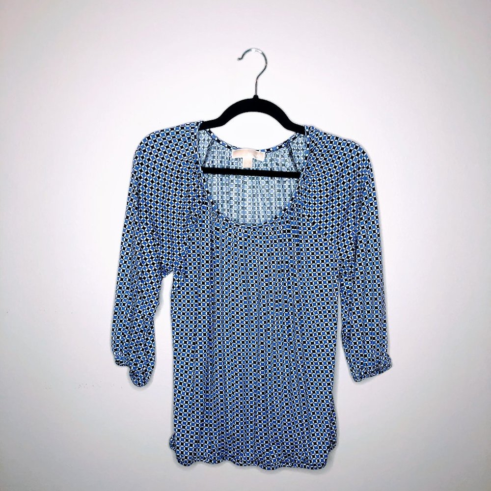 💍 Michael Kors Top 3/4 Length Sleeve Size Medium